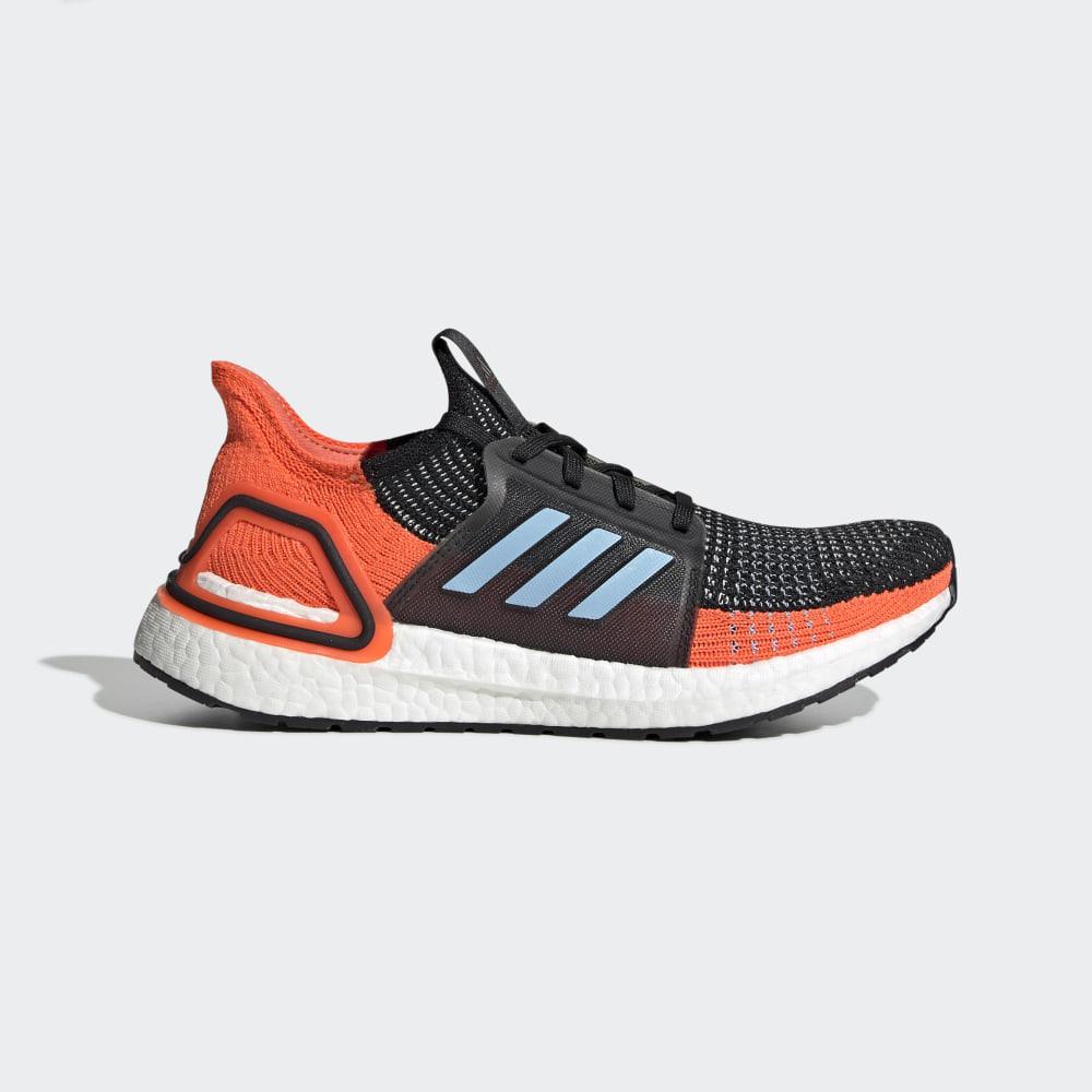 Adidas Women's Ultraboost 19 Running Shoes Black/Blue/Coral Ireland G27482